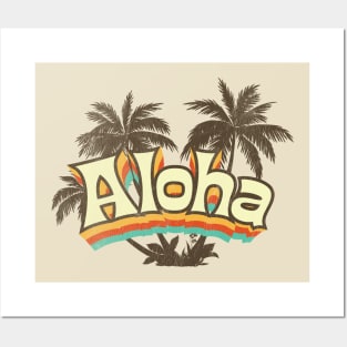 Aloha Palm Trees Posters and Art